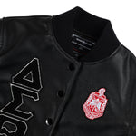 Beta Epsilon 2024 Vegan Leather Bomber Jacket