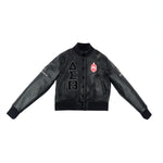 Beta Epsilon 2024 Vegan Leather Bomber Jacket