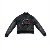 Beta Epsilon 2024 Vegan Leather Bomber Jacket