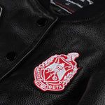 Beta Epsilon 2024 100% Leather Bomber Jacket