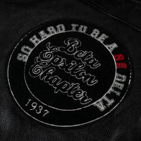 Beta Epsilon 2024 100% Leather Bomber Jacket
