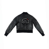 Beta Epsilon 2024 100% Leather Bomber Jacket
